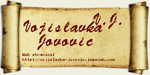 Vojislavka Jovović vizit kartica